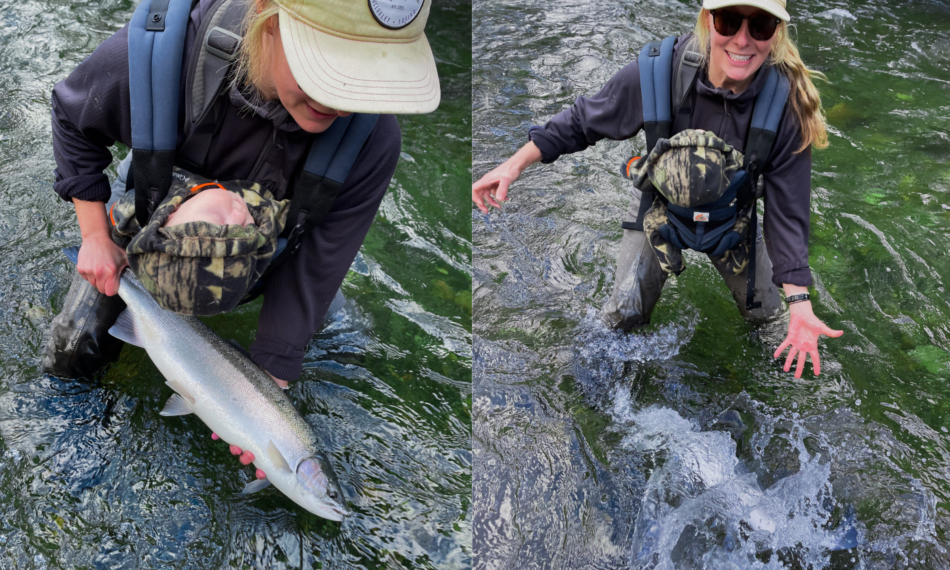 Fargone Field Stories: A Steelhead And A Sleeping Baby