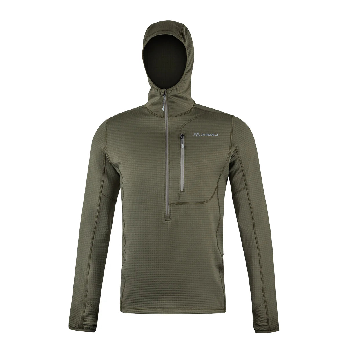 GuideAirFleece_frontHOOD_Mud_7a82bb6f-ef49-4c7f-a3fa-a26dd0ffb997.webp