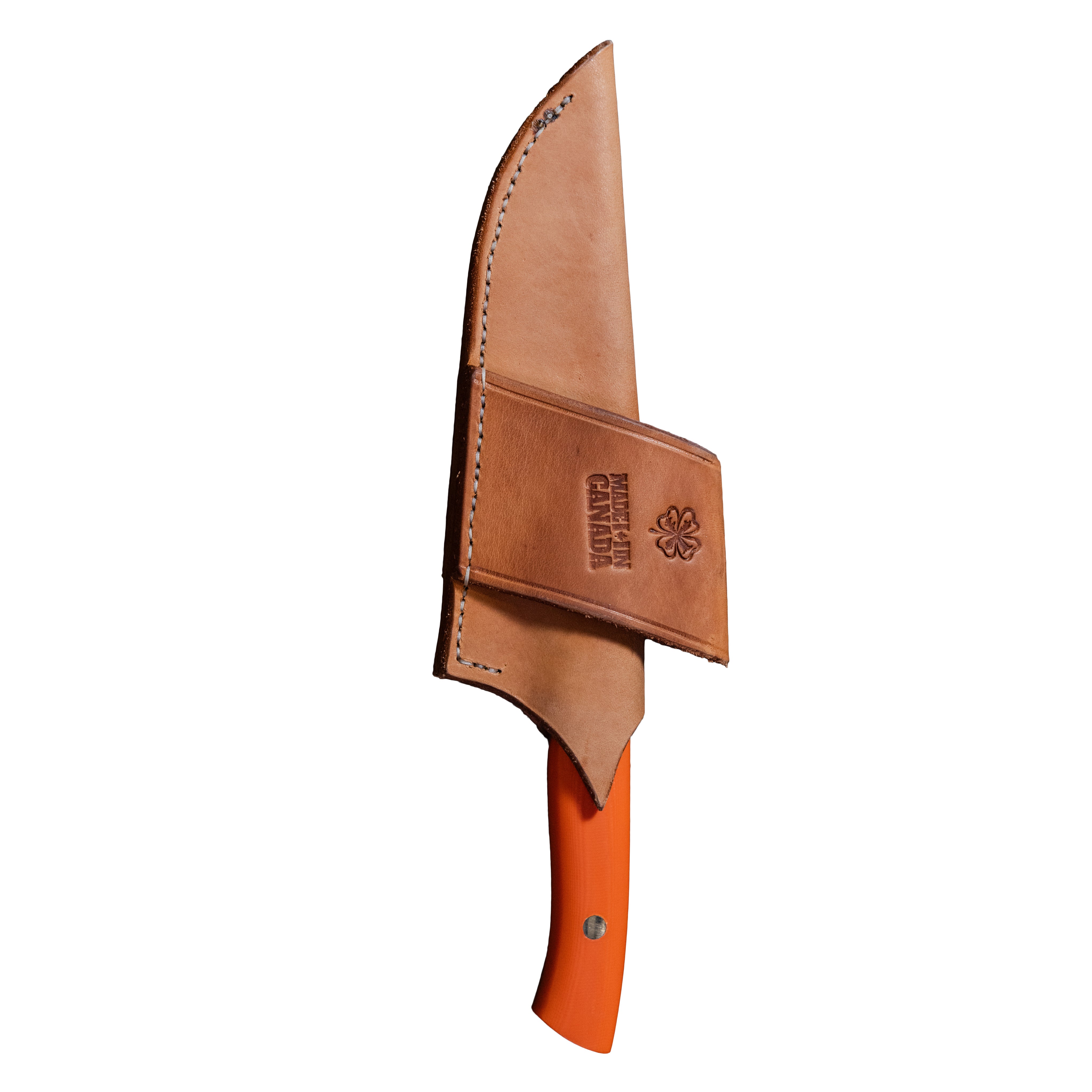 FRONTIERSMEN GEAR | Lupus - Blaze Orange Handle w/ Scout Sheath