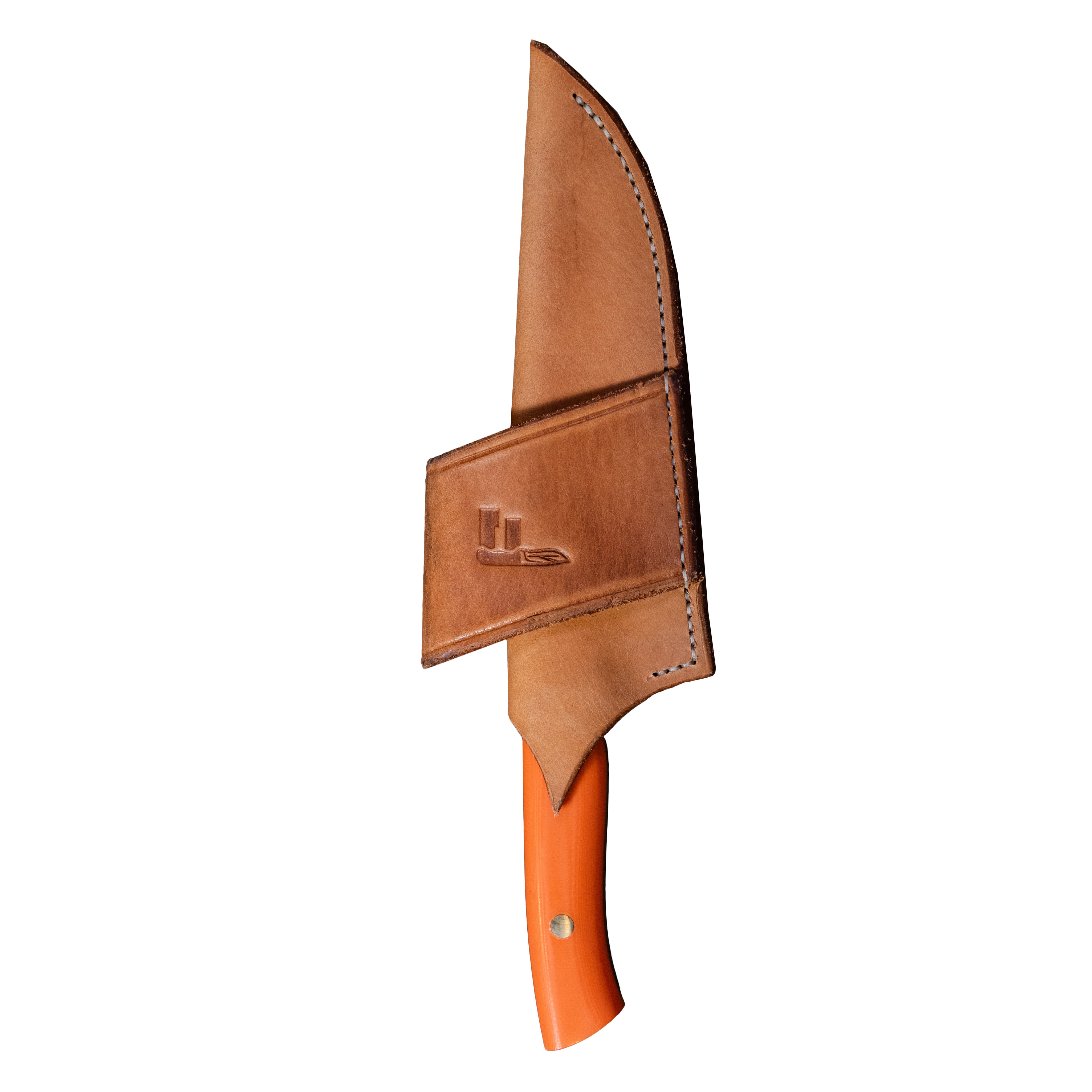 FRONTIERSMEN GEAR | Lupus - Blaze Orange Handle w/ Scout Sheath
