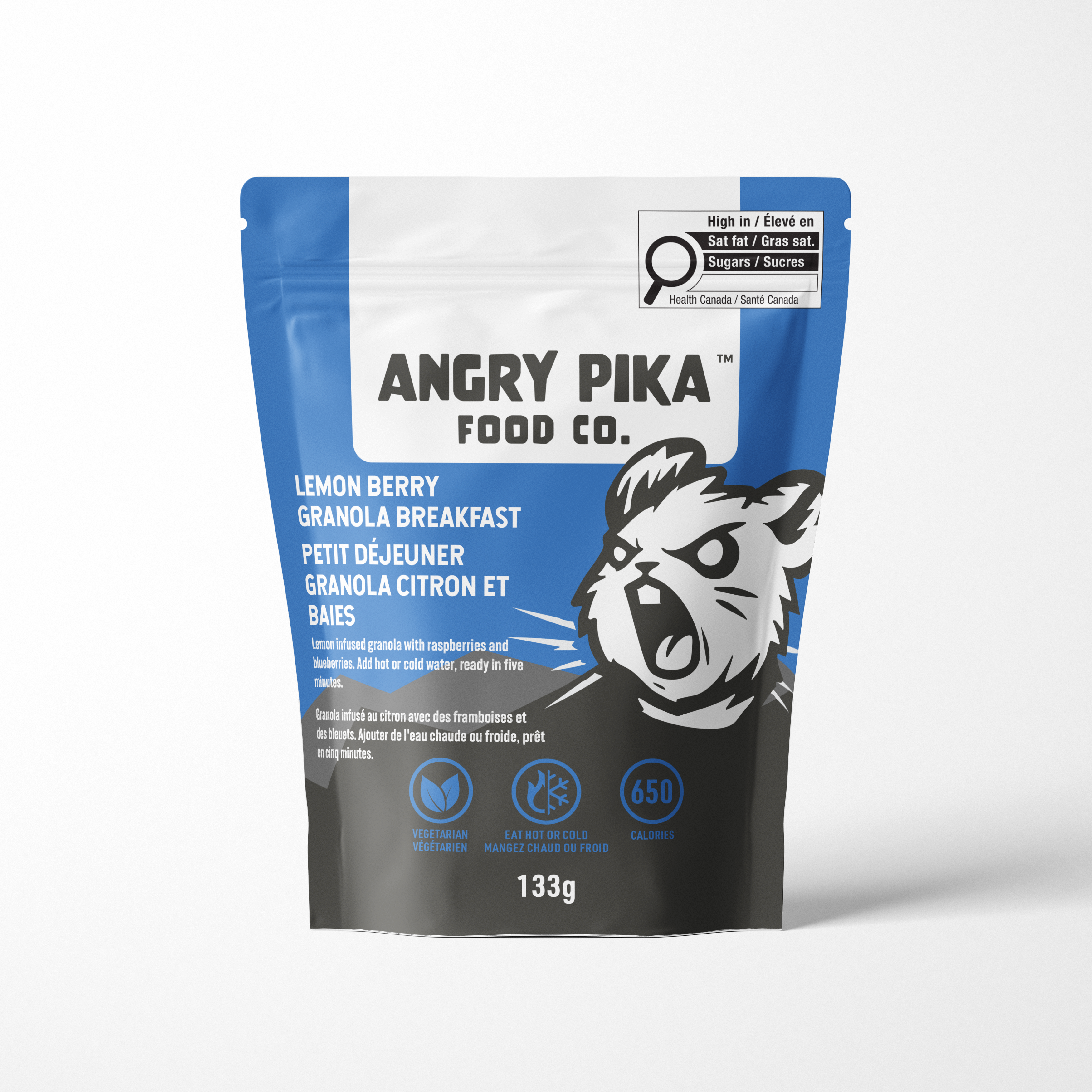 Angry Pika Food Co. Lemon Berry Breakfast Granola