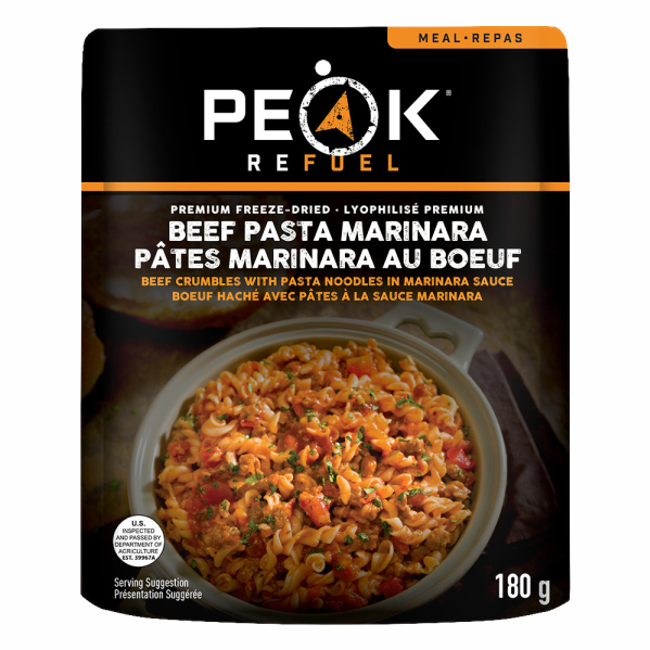 Peak Refuel Beef Pasta Marinara