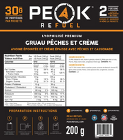 Peak Refuel Creamy Peaches and Oats