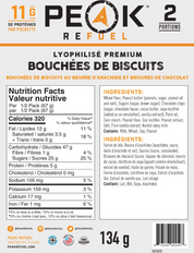 Peak Refuel Peanut Butter Chocolate Chip Cookie Bites