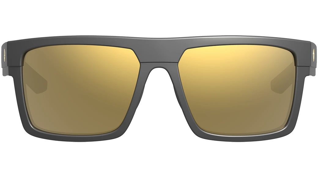 Becnara Sunglasses - Matte Black / Bronze Mirror