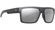 Becnara Sunglasses - Matte Black, Black / Shadow Grey Flash