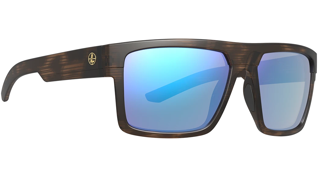 Becnara Sunglasses - Matte Tortoise / Blue Mirror