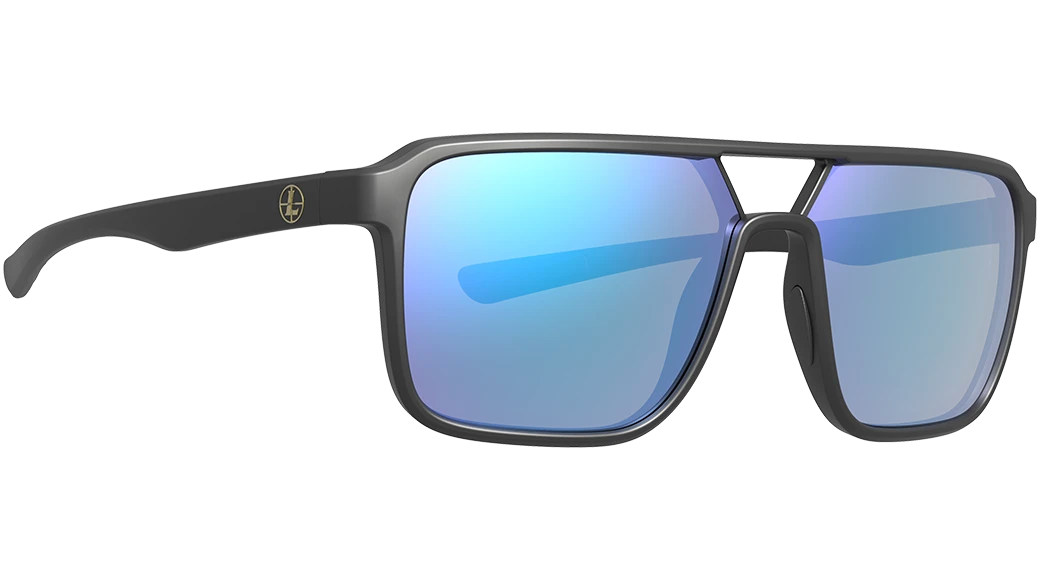 Bridger Sunglasses - Matte Black / Blue Mirror