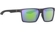 DeSoto Sunglasses - Matte Black / Emerald Mirror