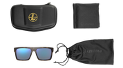 Becnara Sunglasses - Matte Tortoise / Blue Mirror
