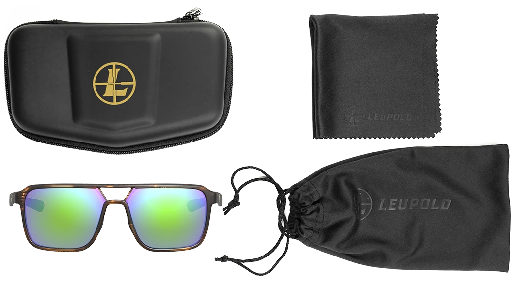 Bridger Sunglasses - Matte Tortoise / Emerald Mirror