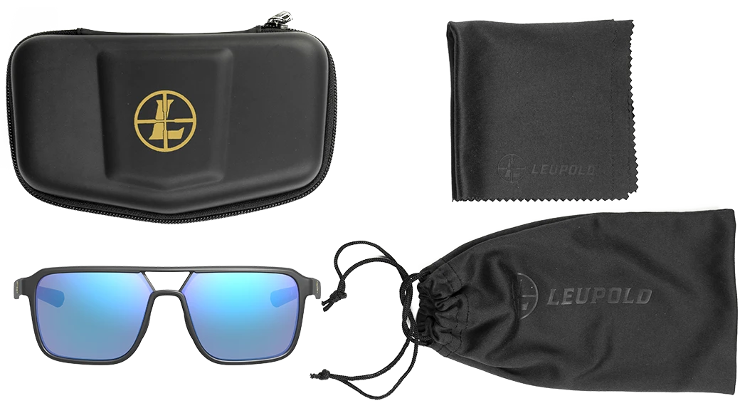Bridger Sunglasses - Matte Black / Blue Mirror
