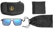 Bridger Sunglasses - Matte Black / Blue Mirror