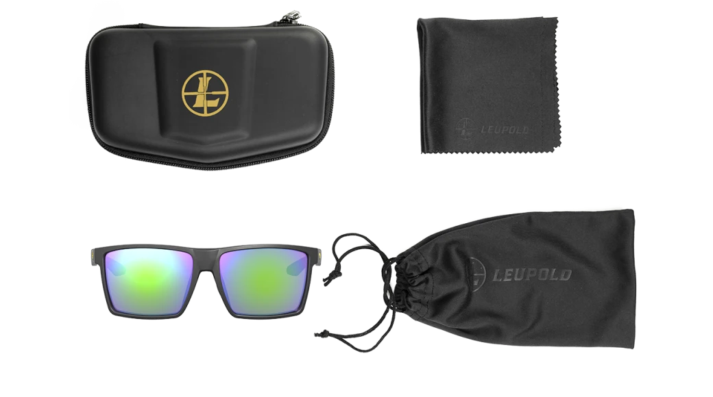 DeSoto Sunglasses - Matte Black / Emerald Mirror